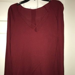 Burgundy Lush Top
